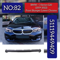 Front Bumper Lower Chrome 51119449409 BMW 3 Series G20 2019-2022 Tag No.82