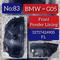 Front Left Fender Liner 51717424905 Compatible With BMW X5 G05 Tag-FE-83