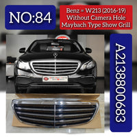 Show Grill Without Camera Hole 2138800683 A2138800683 Compatible With Mercedes Benz W213 (2016-17) Tag No.84