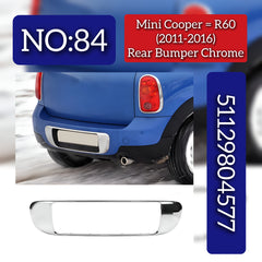 Rear Bumper Chrome 51129804577 Compatible With  MINI COOPER COUNTRYMAN (R60) (2011-2016) Tag No.84