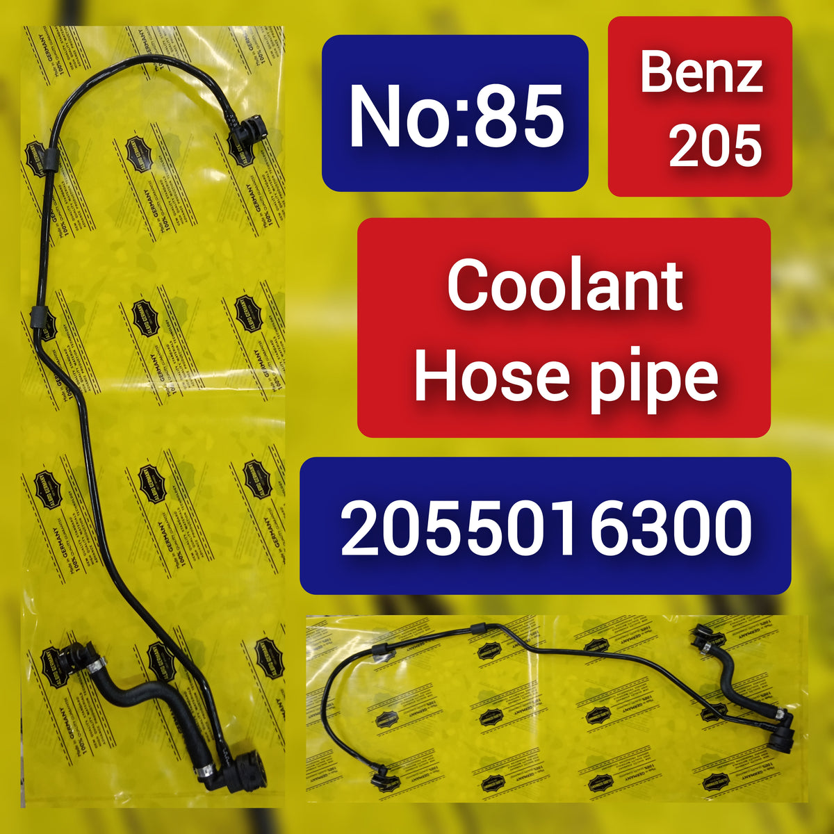 Engine Radiator Coolant Hose Structure Cooling System Water Pipe A2055016300 2055016300 Compatible With Mercedes Benz C250 C200 W205