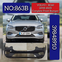 Complete Front Bumper With Spray 39848910 31425160 Compatible With Volvo XC60 (2018-21) Tag NO.863B