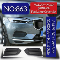 Fog Lamp Cover Left 31425187 & Right 31425188 Compatible With VOLVO  VOLVO XC60 II (246) & Volvo XC60 Tag No.863 (2018-2023)