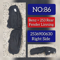 Rear Right Fender Liner 2536900630 A2536900630 Compatible With MERCEDES-BENZ GLC C253 Tag-FEM-86