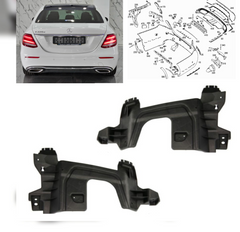 Rear Bumper Bracket Set Left A2138853901 2138853901 & Right 2138854001 A2138854001 Compatible With Mercedes Benz W213 (2016-19) Tag No.873