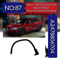 Front Wheel Arch ( EYEBROW) 2478806704 Compatible With Mercedes Benz W247 (2021-2024) Tag No.87