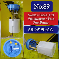 Fuel Pump 6RD919051A Compatible With SKODA FABIA Tag No.89