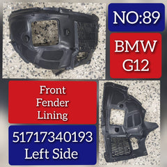 Front Left Fender Liner 51717340193 Compatible With BMW 7 Series G11 G12 Tag-FE-89