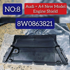 Engine Protection Guard Engine Under Cover 8W0863821 Compatible With AUDI A4 (2016-2019) Tag No.8