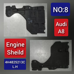 Under shields Fairing Left Rear 4H4825213C Compatible With AUDI A8