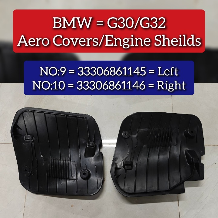 Rear Axle Wishbone Covering Left 33306861145 Compatible With BMW For 5 6 Series 530 540 M550 G31 G32 G38(2017-25) Tag No.9