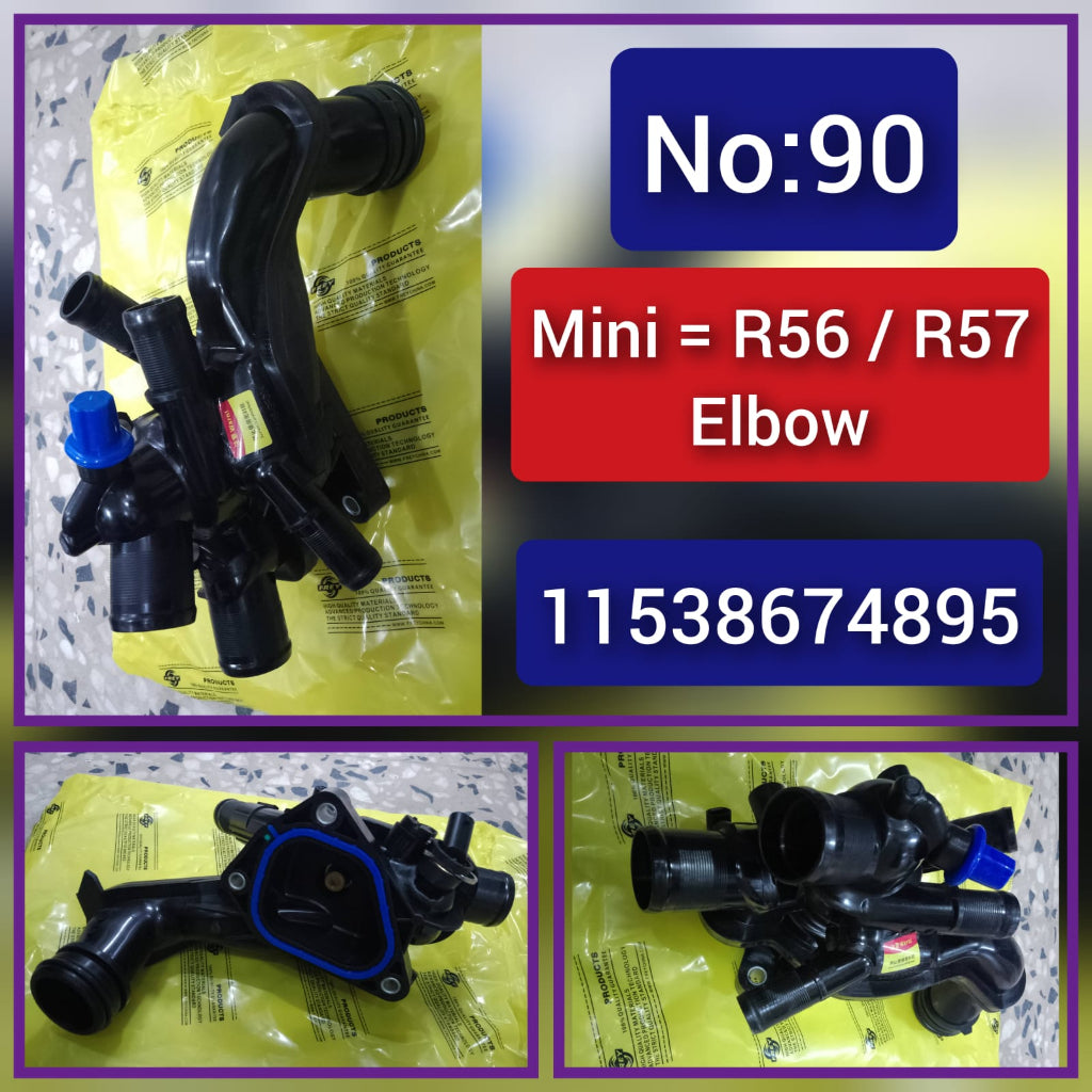 Thermostat with Housing 11538674895 11537588876 11537647305 11537647751 11538671513 Compatible With MINI R56 R57 Tag-E-90