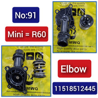 Elbow (Thermostat) 11518512445 Compatible With MINI COUNTRYMAN R60 Tag-E-91