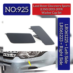 Washer Cap Set Left  LR061225 & Right LR061223 Compatible With Land Rover Discovery Sport - L550 (2015-2019) Tag No.925