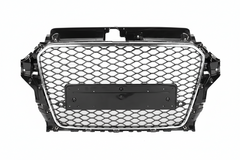 RS3 Full Black Honeycomb Show grill Compatible With Audi A3(2014-16) Tag No.92