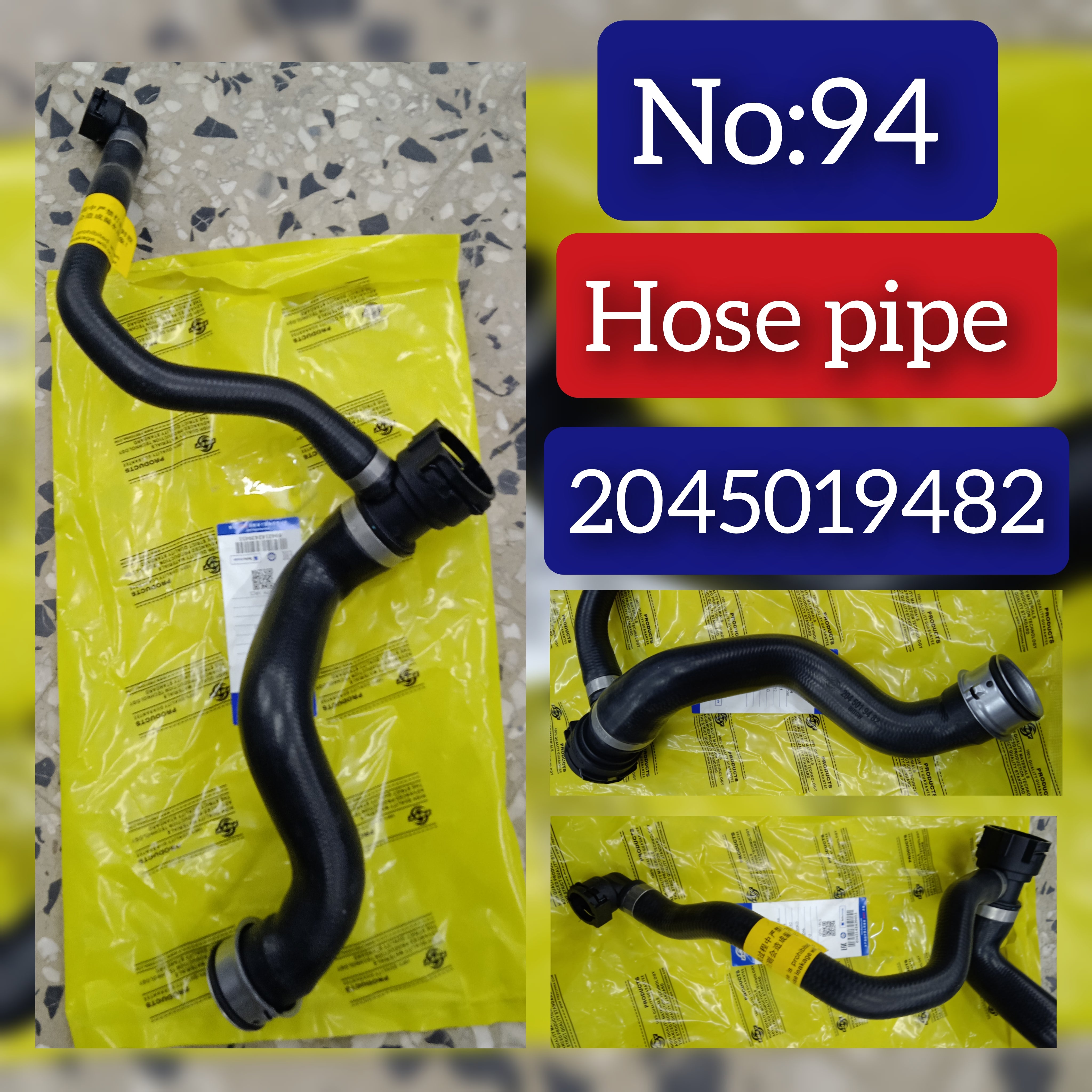 Coolant Hose Pipe 2045019482 A2045019482 For MERCEDES-BENZ E-CLASS W212 Tag-H-94