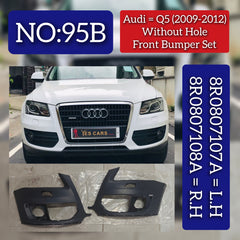 Front Bumper (Without Hole) Left 8R0807107A Right 8R0807108A Compatible With AUDI Q5 (8RB) Tag No.95B