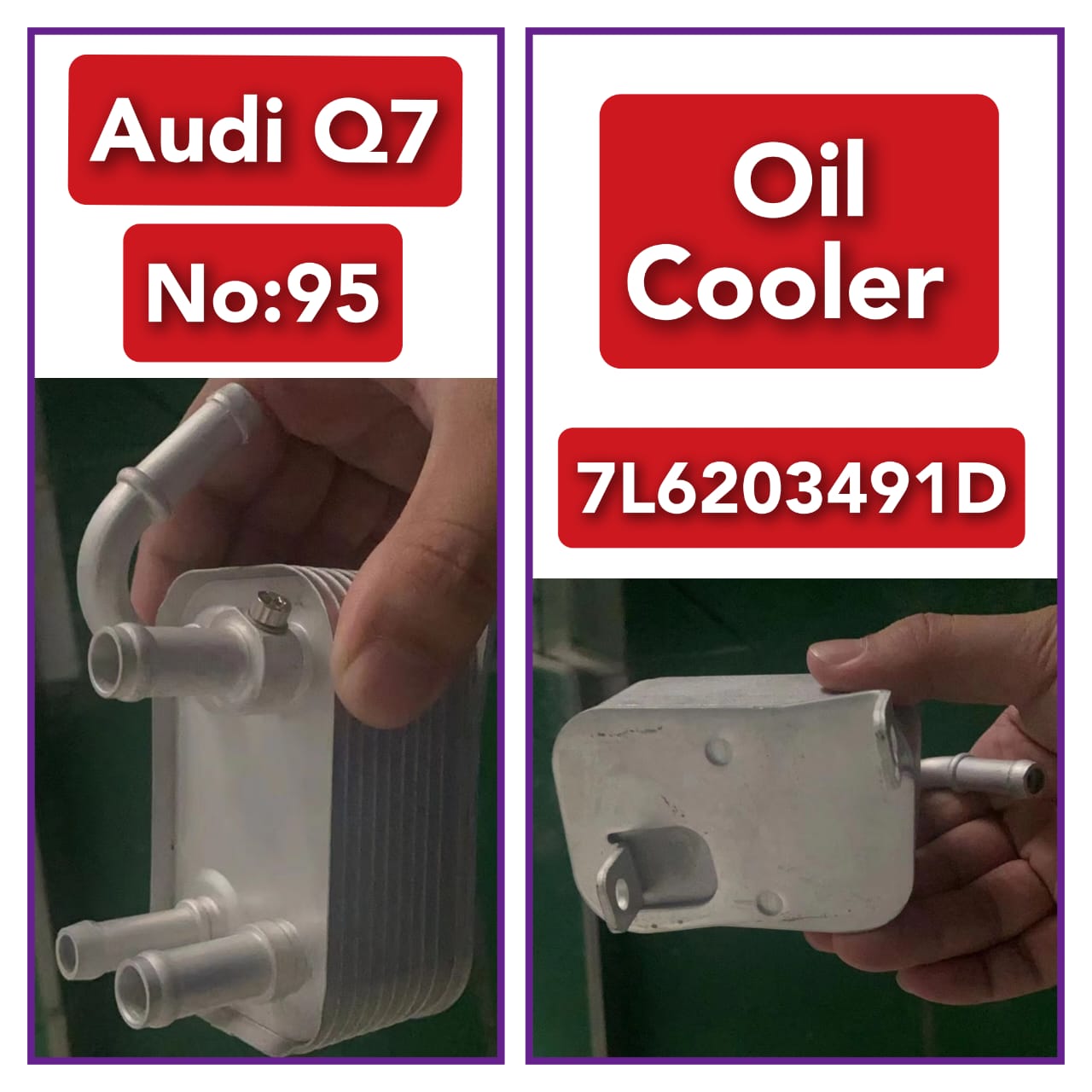 OIL COOLER 7L6203491D For AUDI Q7 3.0 Tag-O-95