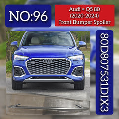 Front Bumper Spoiler 80D807531DIX3 Compatible With Audi Q5 80 (2020-2024) Tag No.96