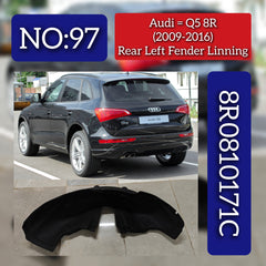 Rear Left Fender Linning 8R0810171C Compatible With AUDI  Q5 8R Tag No.97