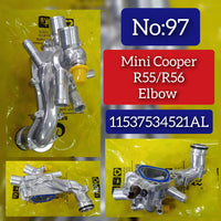 Thermostat Housing Assembly 11537534521AL Aluminium Compatible With MINI R56/R57  Tag-E-97