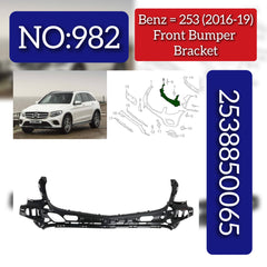 Front Bumper Support Center 2538850065 Compatible With MERCEDES-BENZ GLC X253 2016-2019 Tag No.982