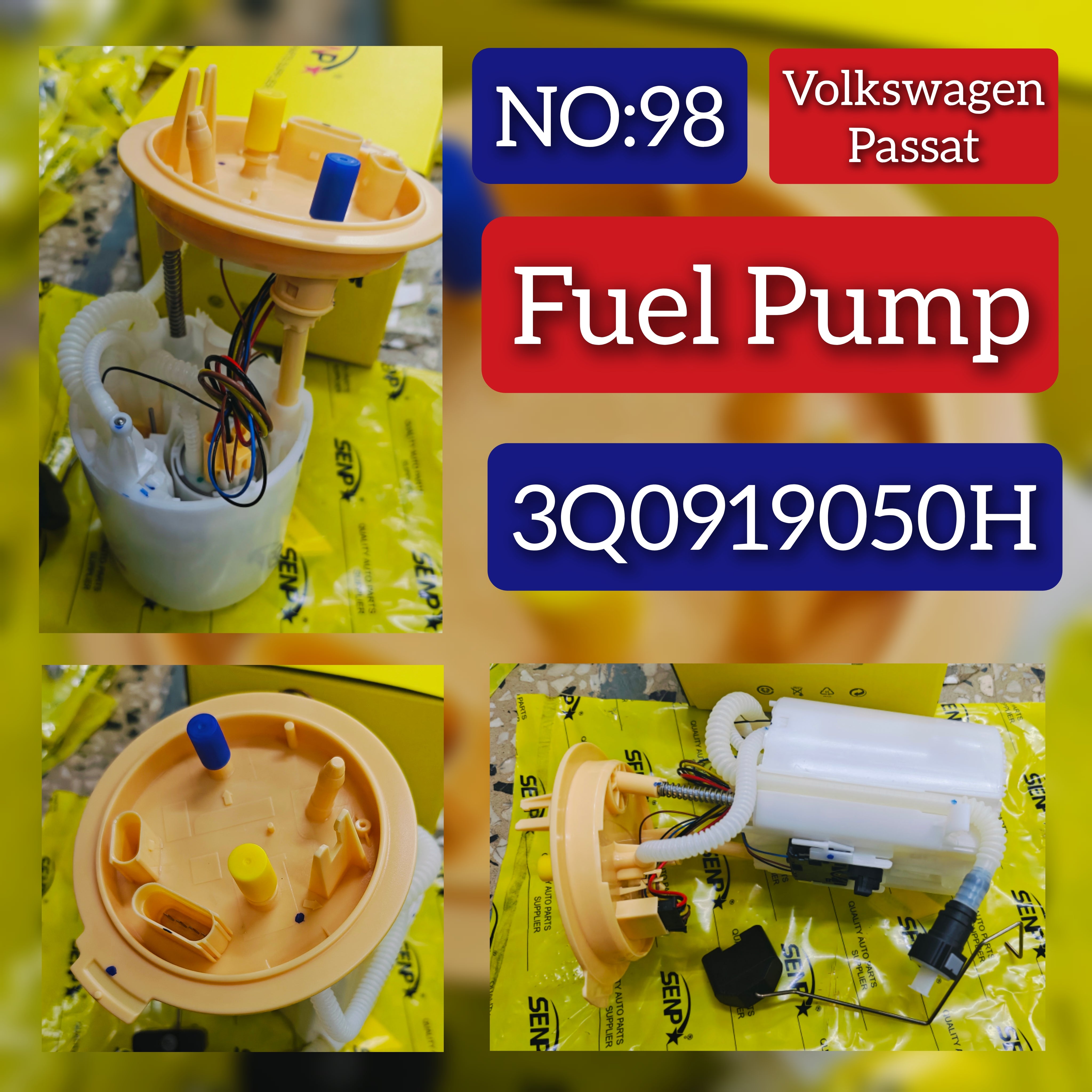 Fuel Pump 3Q0919050H Compatible With SKODA SUPERB III (3V3) No :- 98
