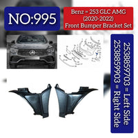 Front Bumper Bracket Left 2538859703 & Right 2538859903 Compatible With Mercedes-Benz GLC-CLASS W253 (2020-2022) Tag No.995