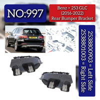 Rear Bumper Bracket Left 2538800903 & Right 2538801003 Compatible With Mercedes Benz (W253) GLC-Class (2016-2022) Tag No.997