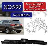 Rear Bumper Bracket A2538851165 2538851165 Compatible With Mercedes Benz W253 (2016-19) Tag No.999