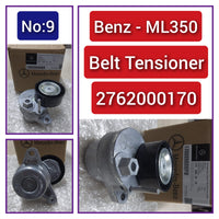 Belt Tensioner With Pulley A2762000370  2762000170 Compatible MERCEDES-BENZ C-CLASS (W205) & GLE (W166) & GLS (X166) & GLC (X253) & CLS (C218) Tag no : 9
