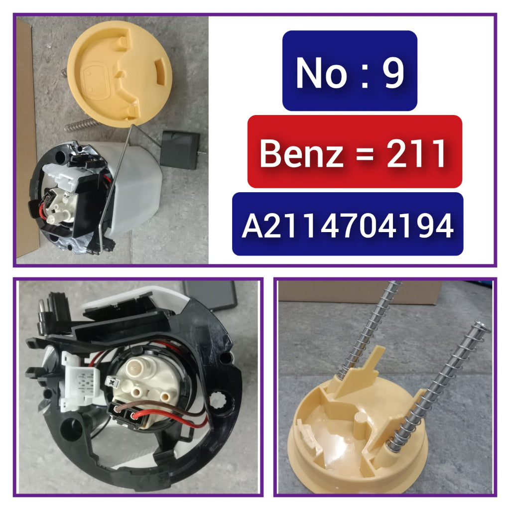 Fuel Pump 2114702994 2114704194 2114701494 A2114702994 133426 Compatible With Mercedes-Benz E-CLASS W211 Tag No.09