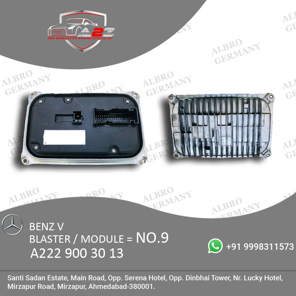 Headlight Control Module Ballast A2229003013 For MERCEDES-BENZ E-CLASS W213 & S-CLASS W222 Tag-BL-09