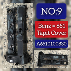 Tappet Cover (Cylinder Head Valve Cover) A6510100830 For MERCEDES-BENZ C-CLASS W204 W205 E-CLASS W212 GLE W166 Tag-T-09