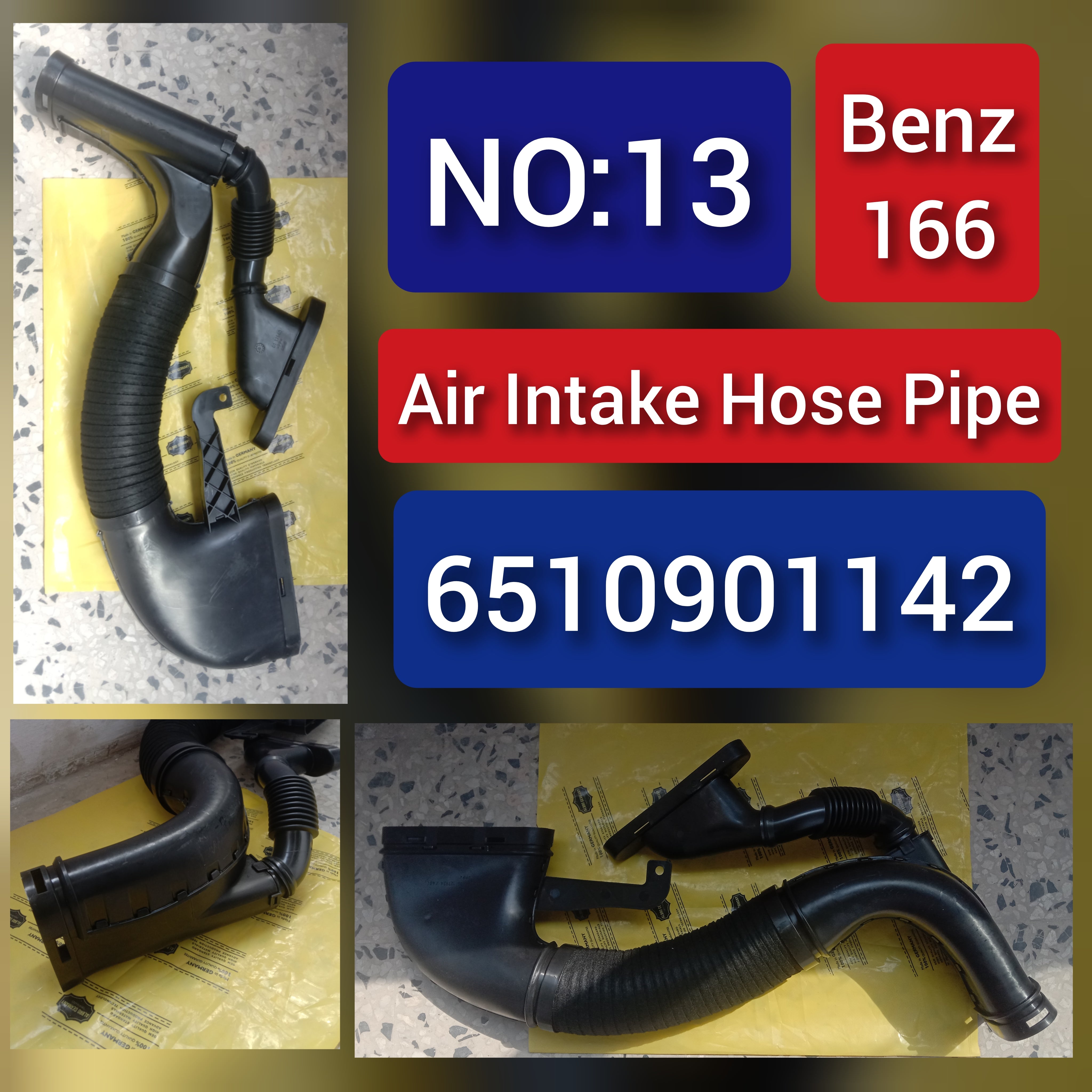 Intake Hose Pipe 6510901142 for MERCEDES-BENZ GLE W166 Tag-H-13