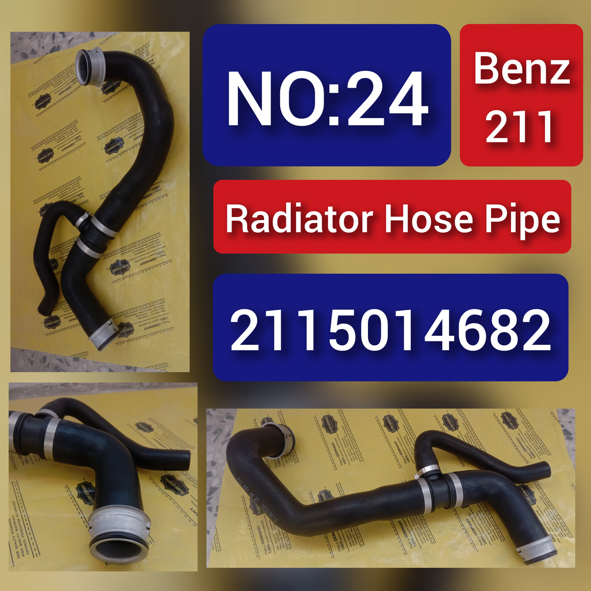 Radiator Hose Pipe 2115014682 A2115014682 for Mercedes-Benz E-CLASS W211 Tag-H-24