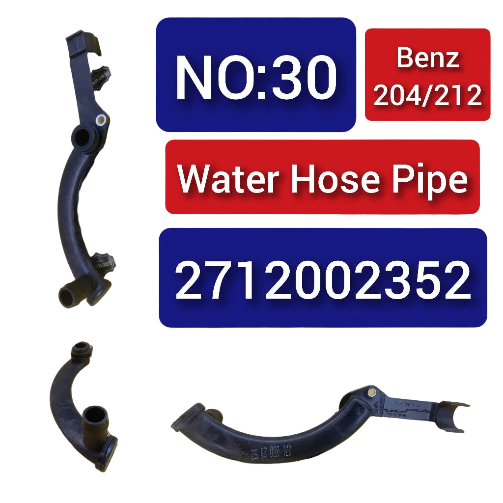 Water Hose Pipe 2712002352 A2712002352 Compatible With MERCEDES-BENZ C-CLASS W204 & E-CLASS W212 (2012–2015 )Tag-H-30