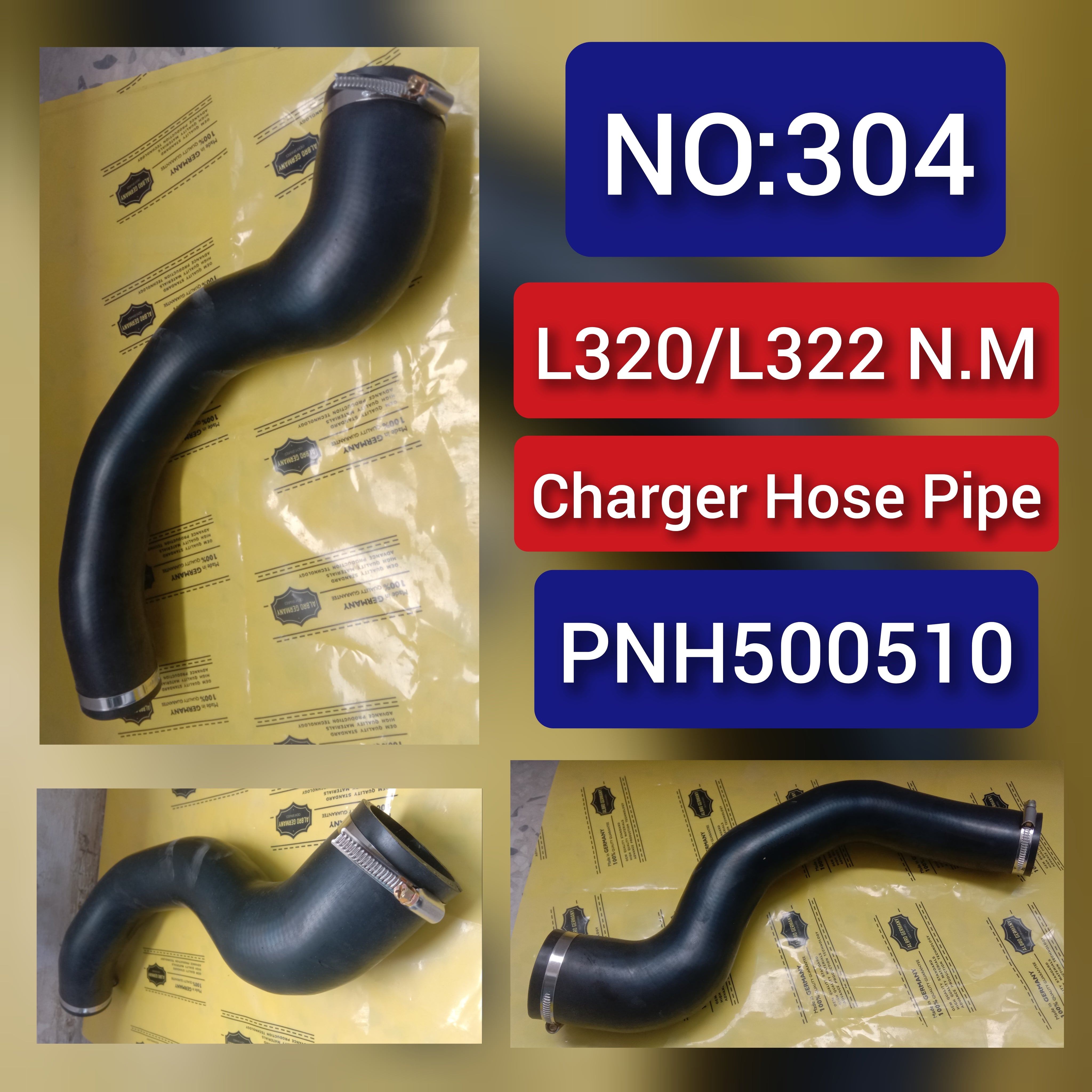 Charger Air Hose Pipe PNH500510 For LAND ROVER RANGE ROVER SPORT I L320 Tag-H-304