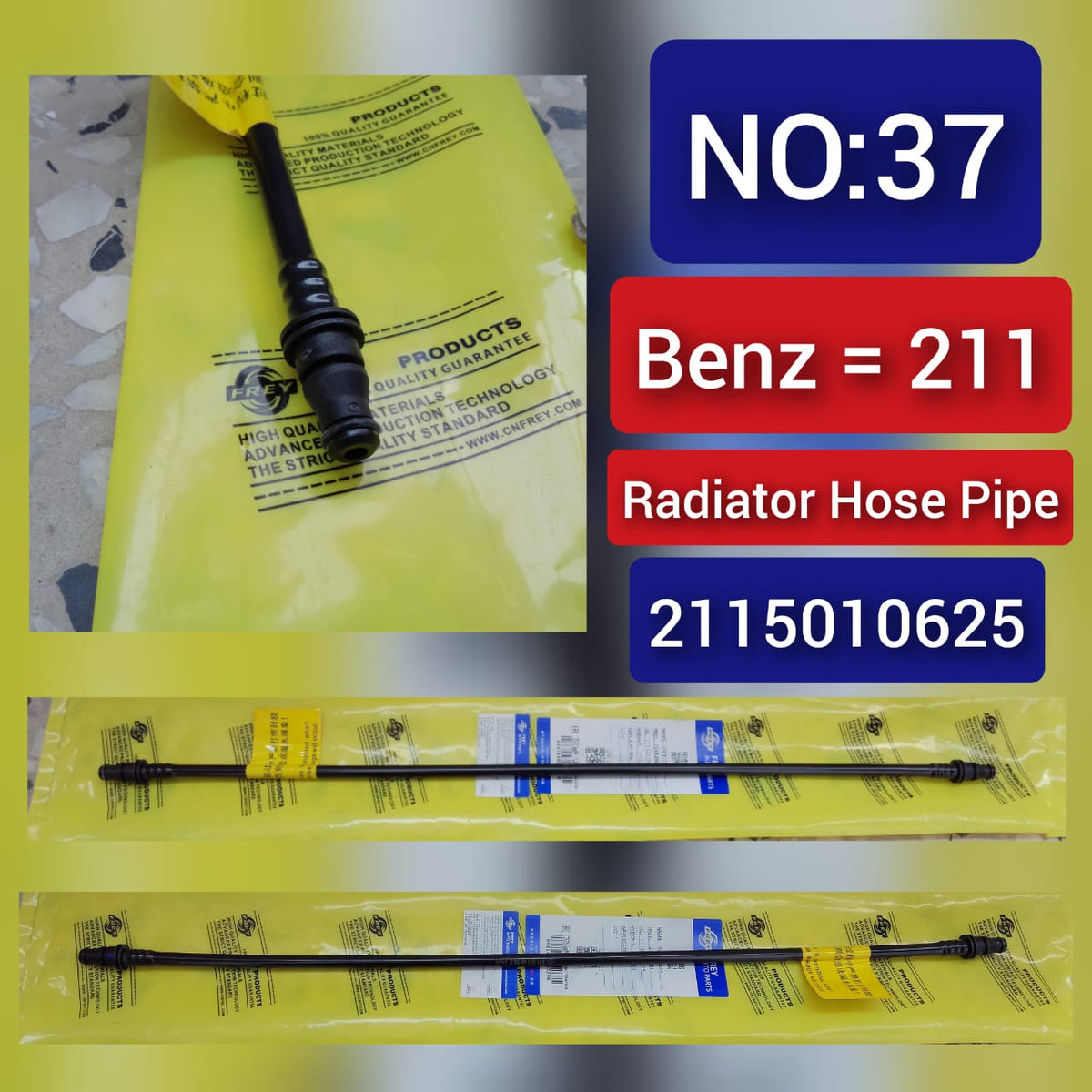 Radiator Hose Pipe 2115010625 A2115010625 Compatible With Mercedes Benz E-CLASS W211 Tag-H-37