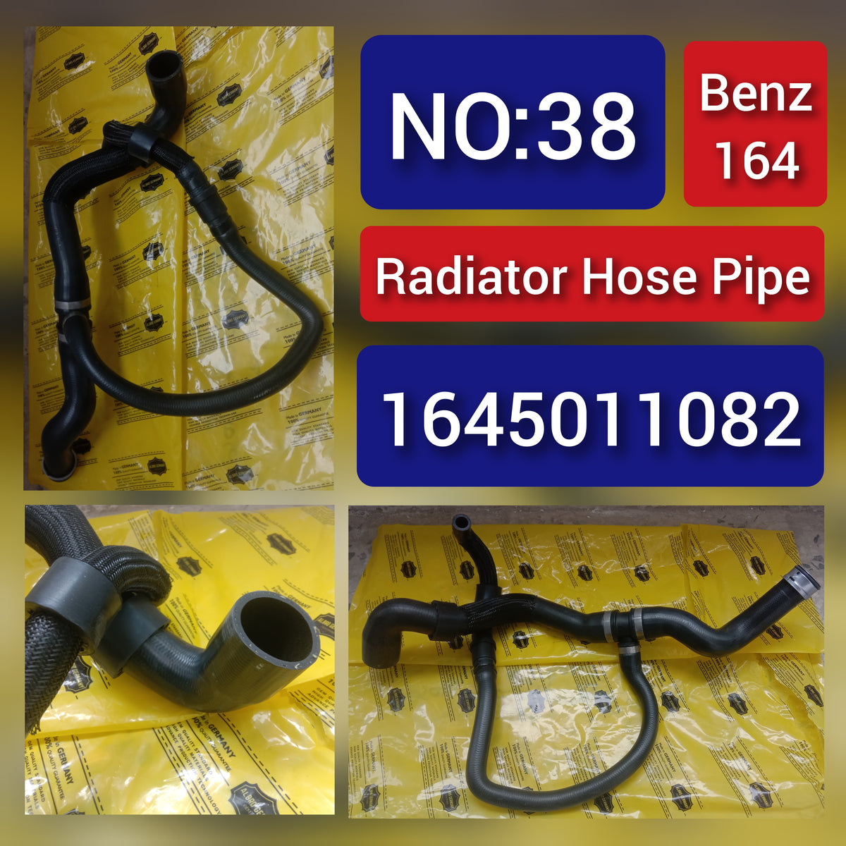 Radiator Hose Pipe 1645011082 For Mercedes Benz GL-CLASS W164 Tag-H-38