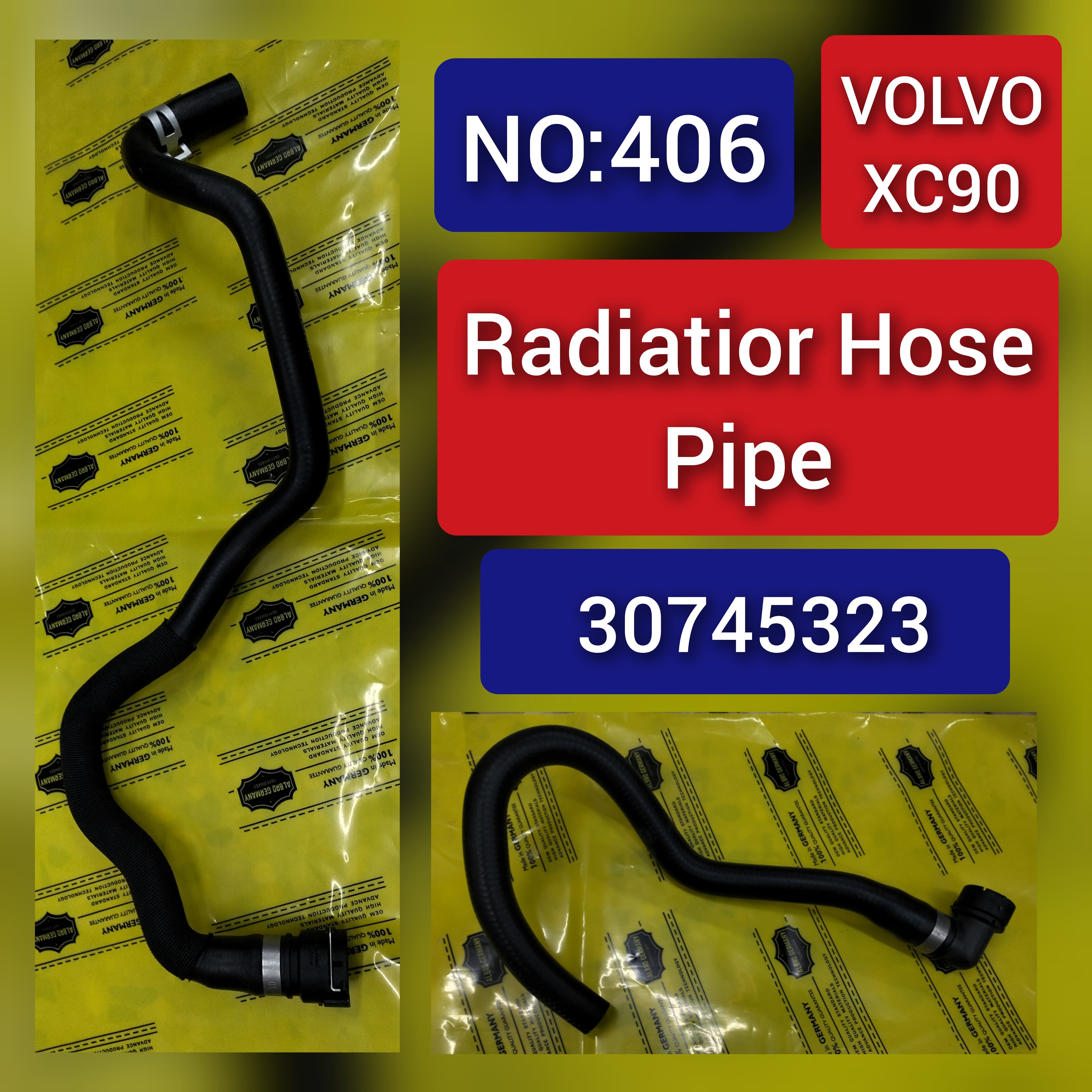 Radiator Hose Pipe 30745323 For  VOLVO XC90 Tag-H-406