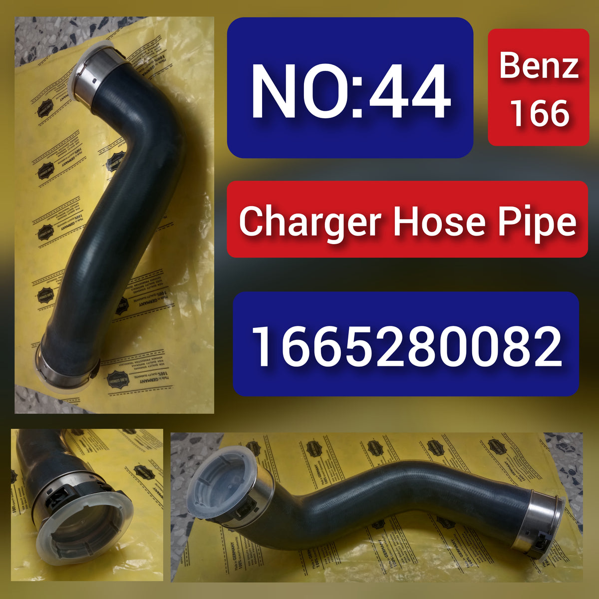 Charger Hose Pipe 1665280082 A1665280082 1665288200 For Mercedes Benz GLS X166 ML350 GL350 Tag-H-44