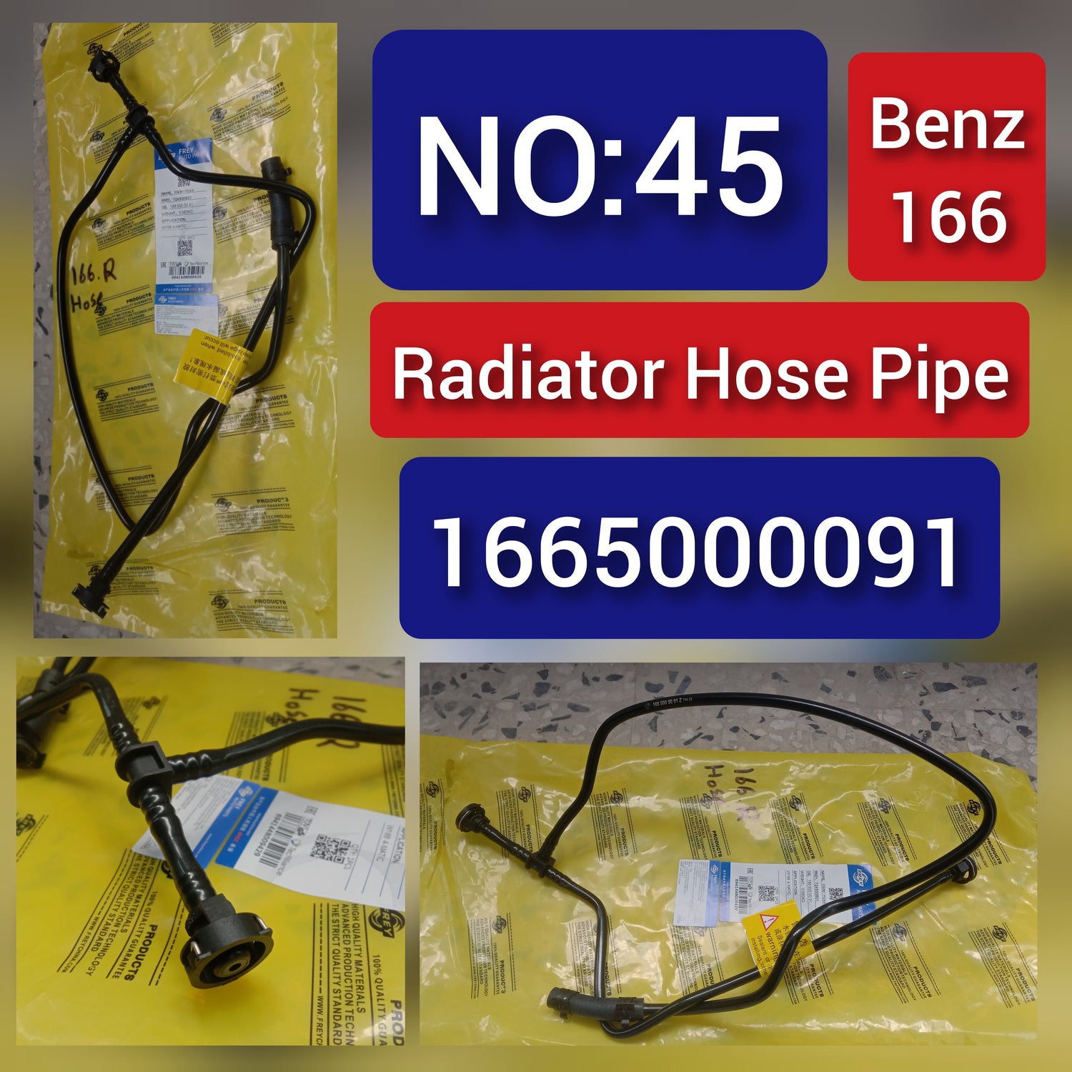 Coolant Hose Pipe 1665000091 A1665000091 For MERCEDES-BENZ GLS W166 Tag-H-45
