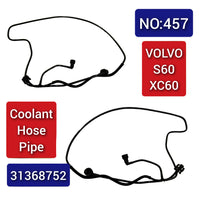 Coolant Hose Pipe 31368752 Compatible With Volvo S60 S80 Tag-H-457