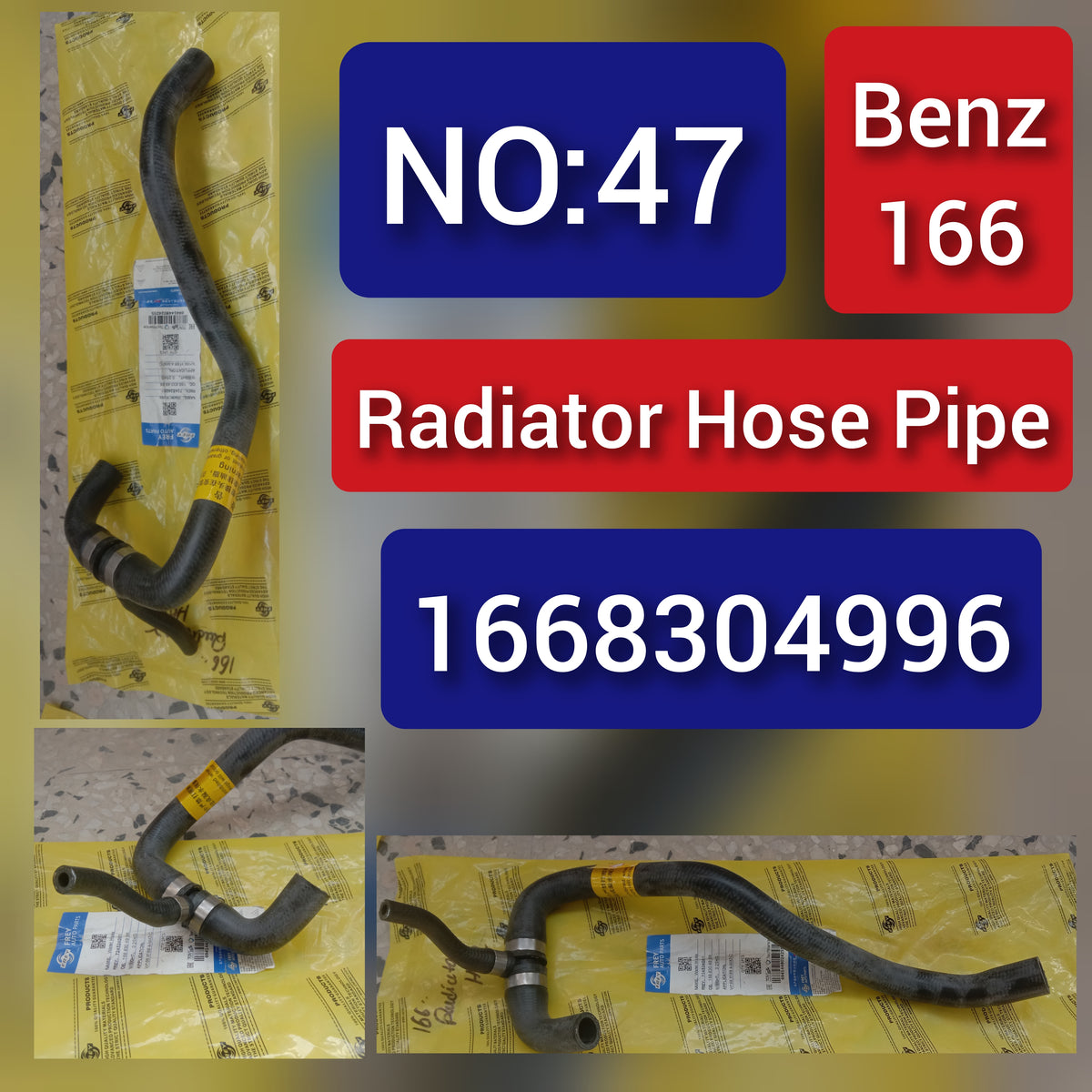Radiator Hose Pipe 1668304996 For MERCEDES-BENZ GLS  W166 Tag-H-47