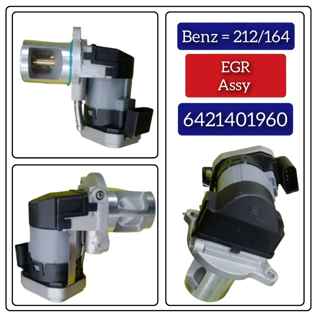 Exhaust Gas Recuperation EGR Assembly 6421401960 A6421401960 Compatible With MERCEDES-BENZ  E-CLASS (W212) & M-CLASS (W164)