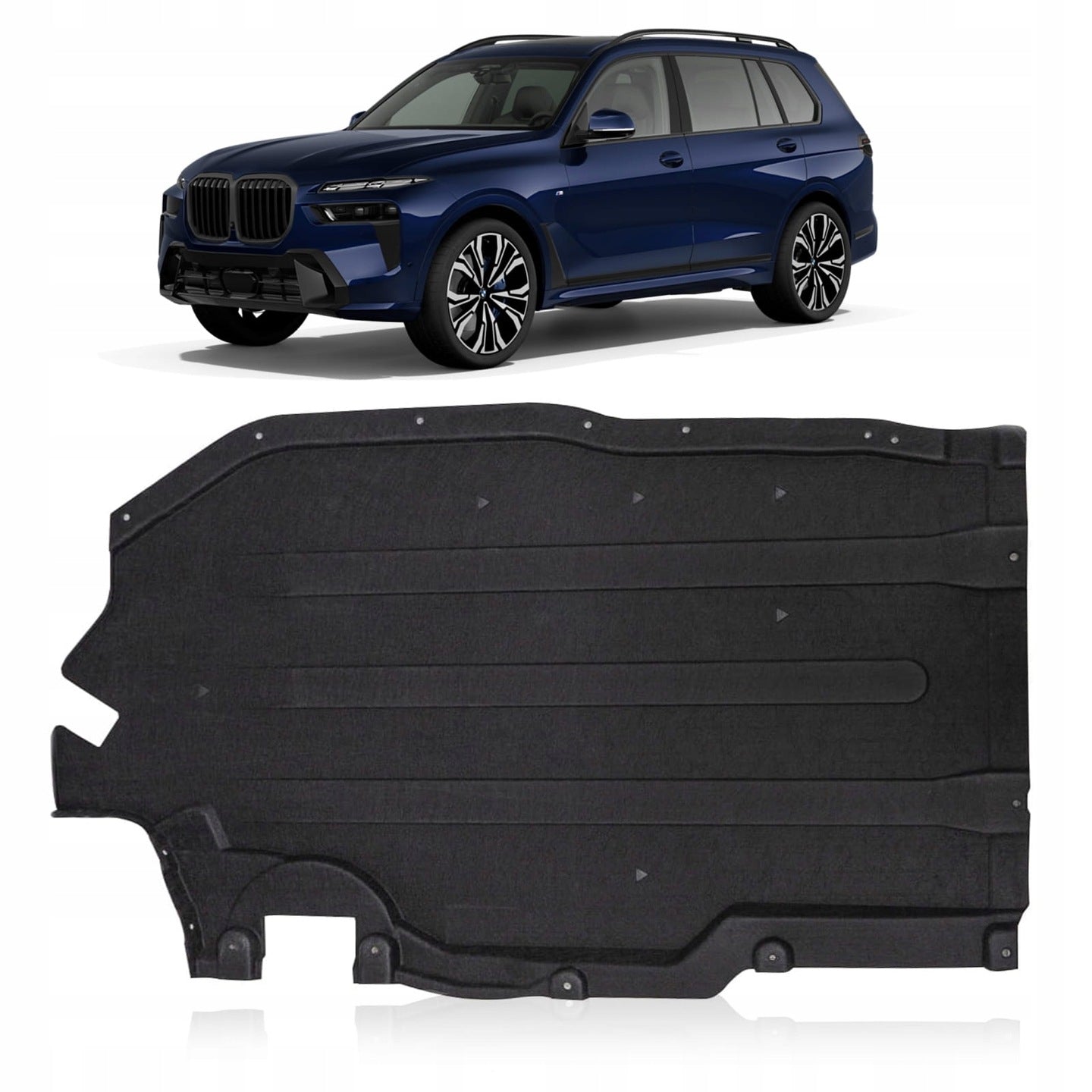 Under Shield For Tank Right 51757424890 Compatible With BMW X7 G07 (2019)
