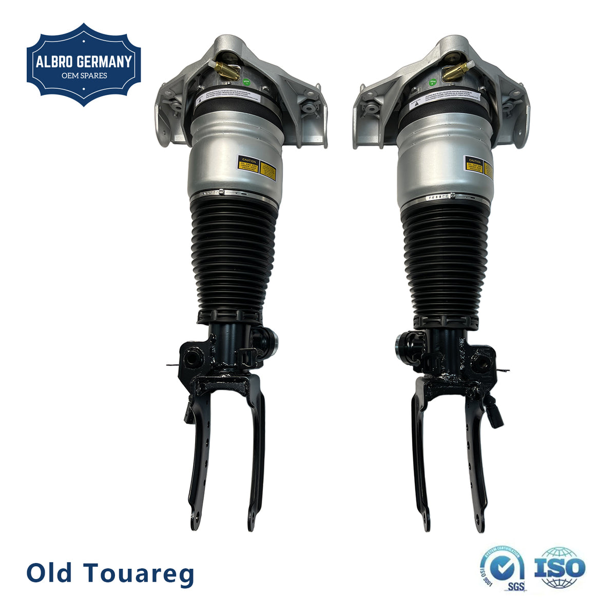 Front Left Air Suspension Shock Absorber Strut 7L6616039D 7L6616039A 7L6616039E Compatible With AUDI Q7 (4LB) & PORSCHE CAYENNE (9PA) & VW TOUAREG (7LA, 7L6, 7L7)