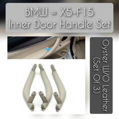 DOOR LINING LEATHER FRONT RIGHT OYSTER 51417273060 Compatible with BMW 5 Series F10