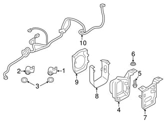 Parking Distance Control Sensors 5Q0919275A 5Q0919297B 5Q0919275C For AUDI A3 Q7 Tag-PS-19